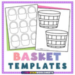 Basket Template (Free Printables)   Superstar Worksheets Within Printable Paper Basket Template
