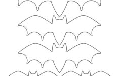 Bat Template - Childhood Magic in Printable Paper Bat Template