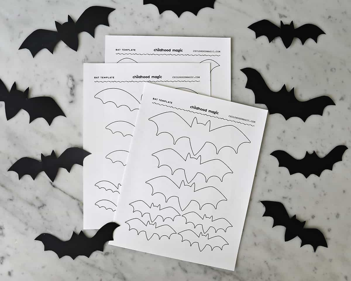 Bat Template - Childhood Magic with regard to Printable Paper Bat Template