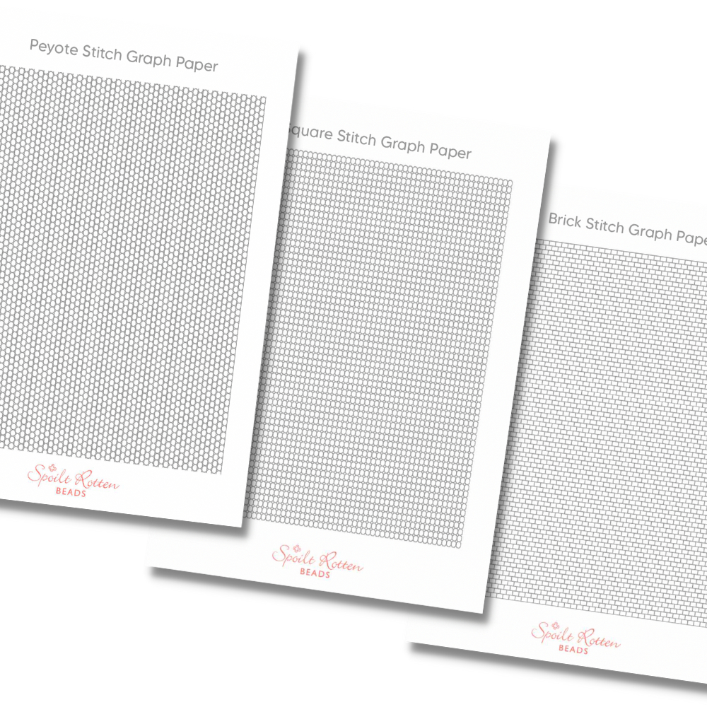 Beading Graph Paper (Square, Peyote, Brick Stitch) - Spoilt Rotten for Printable Peyote Graph Paper