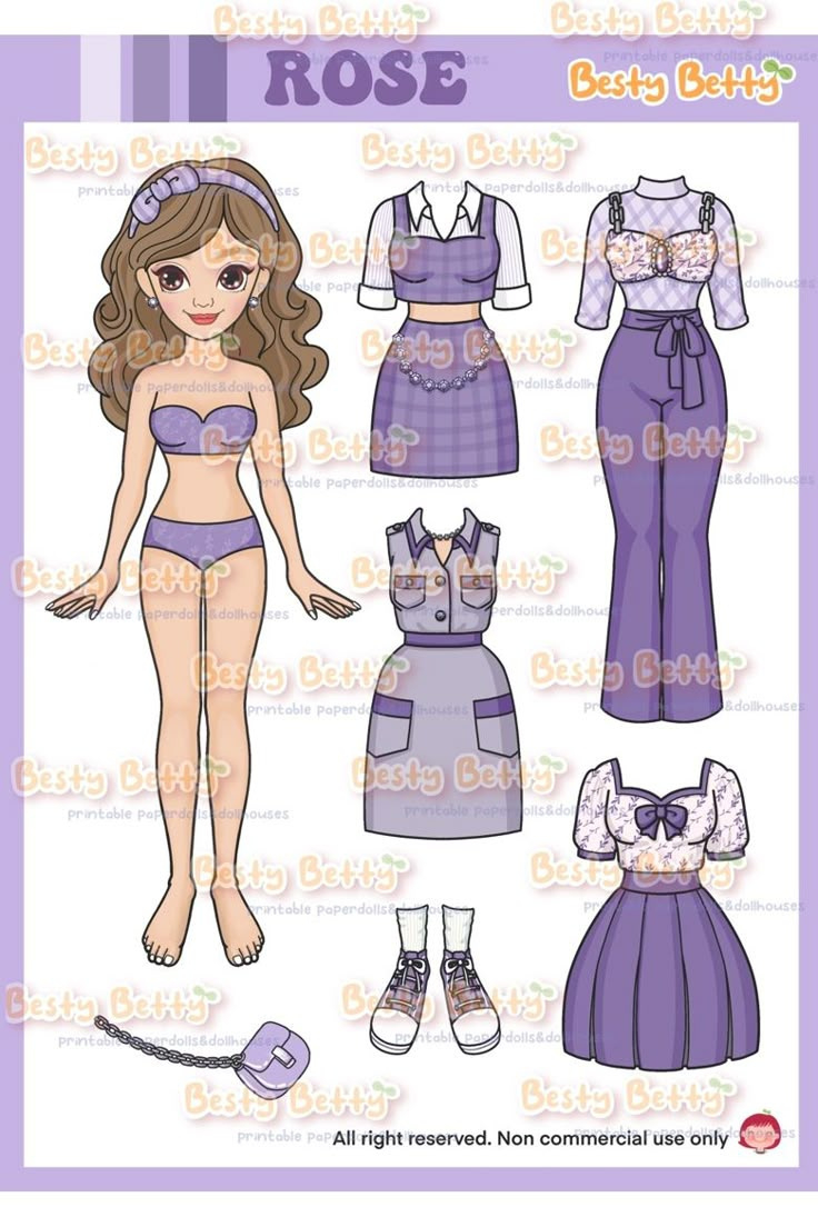 Bestybetty Doll Rose with regard to Cut Out Printable Paper Doll Dress Up