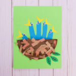 Bird Nest Craft With Hand Cut Out Baby Birds   Super Simple In Bird Nest Printable Paper