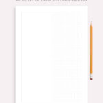 Blank & Dot Grid Paper Printable, A4/A5/Letter/Half Size, Instant Inside Printable Letter Size Dot Grid Paper