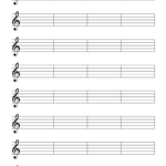 Blank Sheet Music (Free Printable Staff Paper) – Free Printables With Regard To Music Paper Printable Free