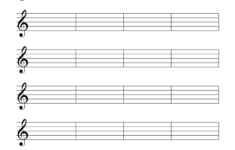 Blank Sheet Music (Free Printable Staff Paper) – Free Printables with regard to Music Paper Printable Free