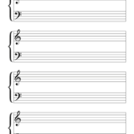 Blank Sheet Music (Free Printable Staff Paper) – Free Printables With Staff Paper Printable