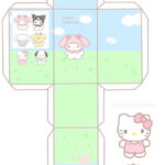 Bling Bag Santio 3D | ตุ๊กตากระดาษ, งานฝีมือจากกระดาษ, ของเล่น Intended For Printable Paper Blind Box Template