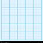 Blue Graph Paper Coordinate Grid Squar Royalty Free Vector Intended For Blue Graph Paper Printable