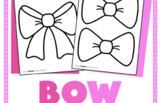 Bow Template (Free Printables) - Superstar Worksheets for Printable Paper Bow Template