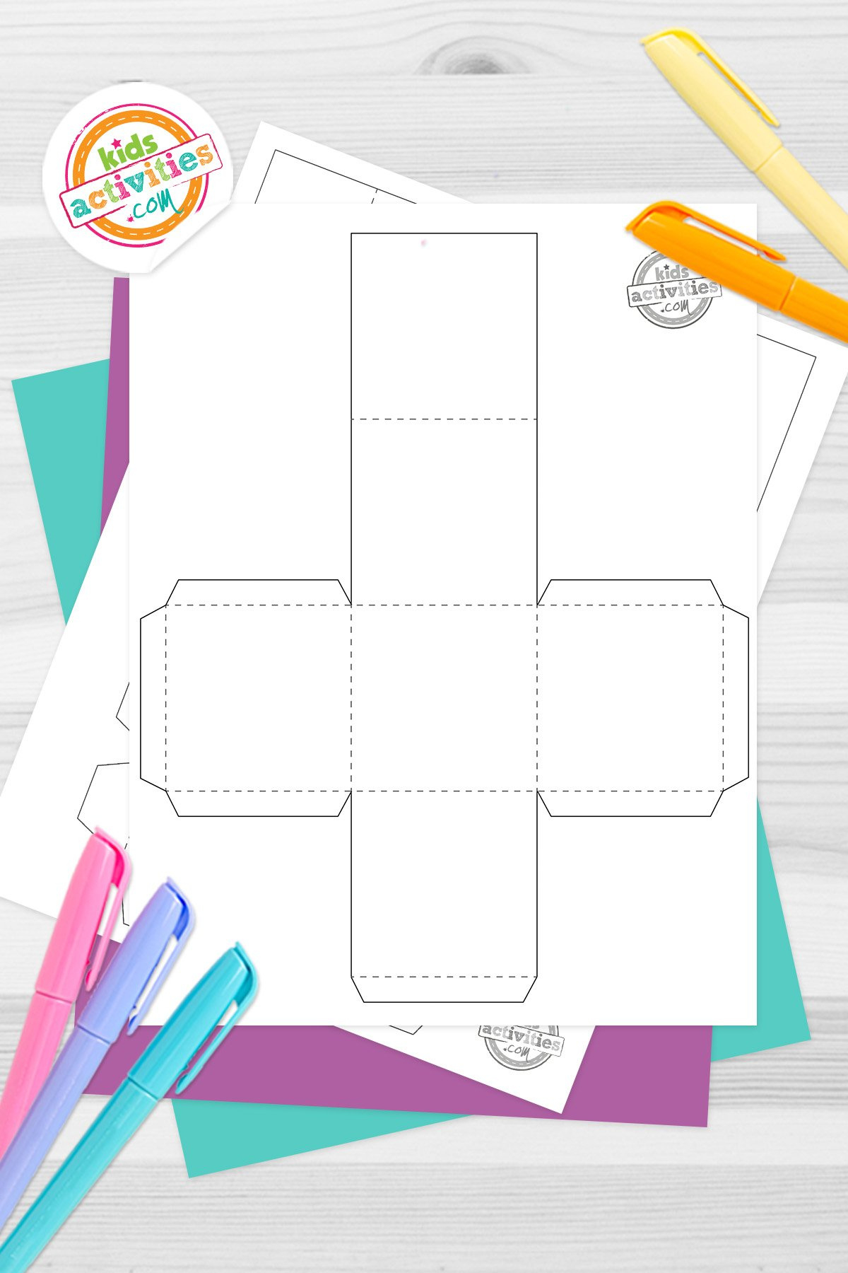 Box Template Ready To Print And Build | Kids Activities Blog with regard to Printable Paper With Illustration Box