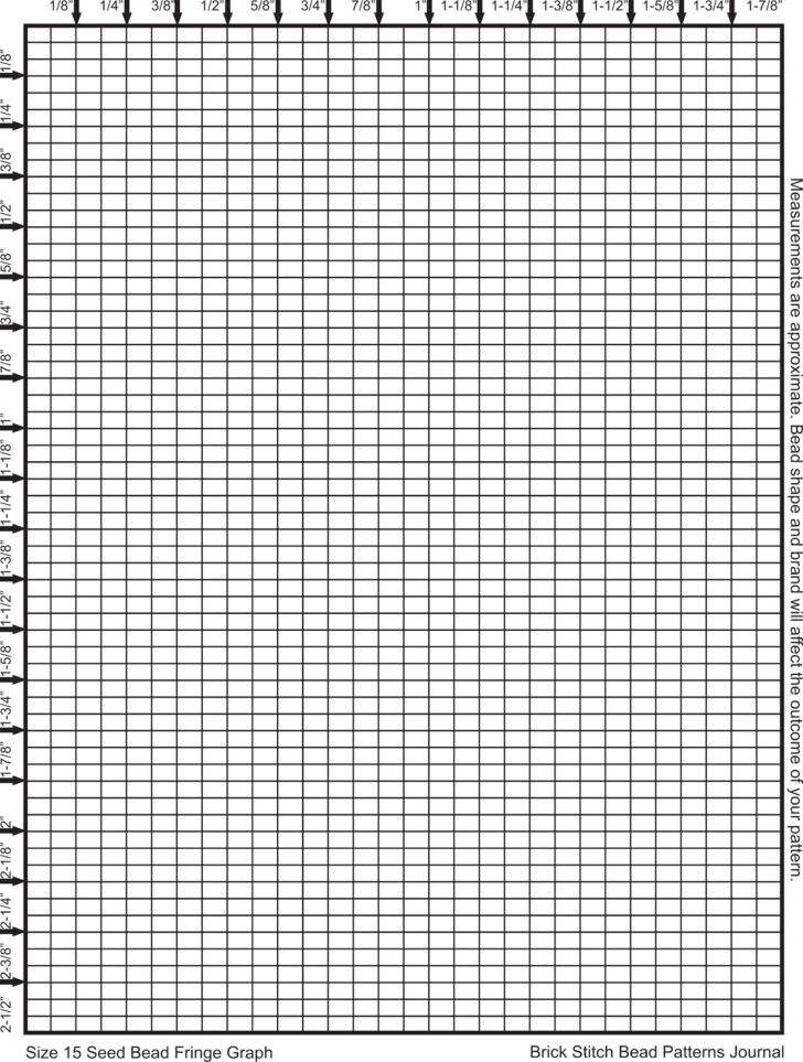 Beading Pattern Printable Seed Bead Graph Paper