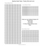 Brick Stitch Graph Paper Brick Stitch, Peyote Stitch And Loom Stitch In Free Printable Peyote Graph Paper