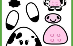 Build A Cow! Holstein Dairy Cow &amp; Bull - Free Printable Templates! with regard to Printable Paper Cow