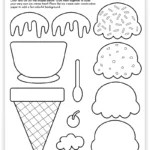 Build Your Own Ice Cream   Free Printable Craft   Pjs And Paint With Ice Cream Printable Paper