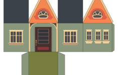 Building Template throughout Printable Paper Building Models