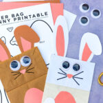 Bunny Paper Bag Craft Printable Template   The Super Mom Life In Printable Paper Bag Bunny Template