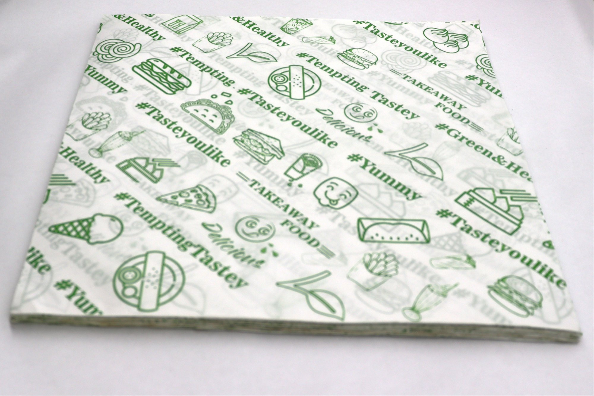 Butter Paper Printed Food Grade Vej Green Nonvej Red 40 Gsm, For pertaining to Food Grade Printable Paper