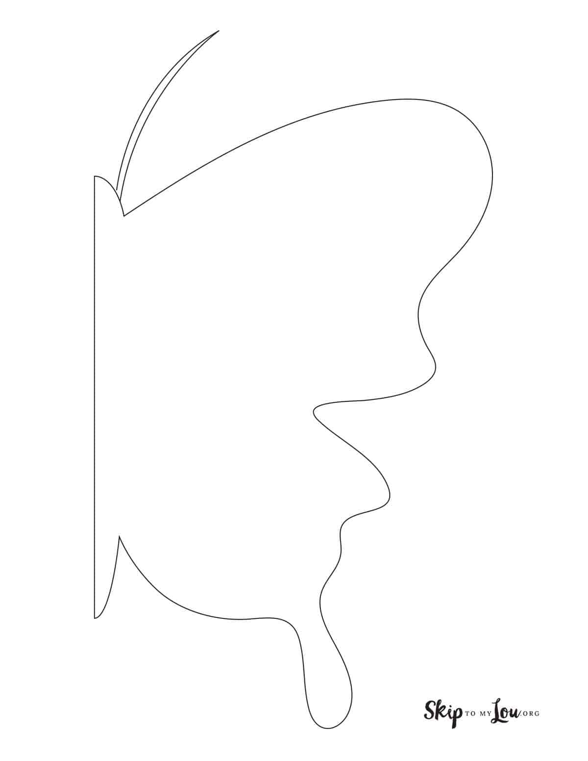 Butterfly Outline | Skip To My Lou with regard to Printable Paper Butterfly Cutting