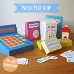 Buy Printable Crafts For Kids | Paper Play Shop | Digital Download Inside Printable Paper Products