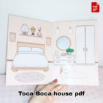 Buy Printable Toca Boca House / Toca Boca Paper Craft / Paper Doll Inside Toca Boca Paper Doll House Printable