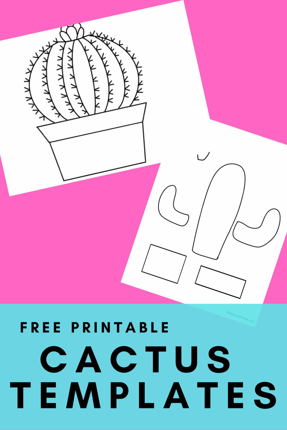 Cactus Template Free Printable Craft - with Free Printable Paper Cactus Template