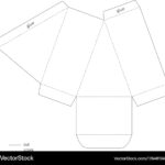 Cake Slice Box Template Vector Images (47) For Printable Paper Cake Slice Box Template