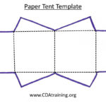 Camping Curriculum Theme   Www.123Playandlearn With Regard To Printable Paper Tent Template