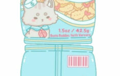 Captain Claws Shrimp Chips Sticker for Printable Paper Squishy Template Food