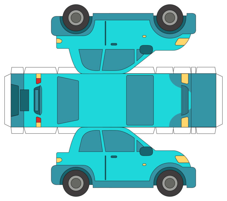 Free Printable Paper Car Templates Free Download