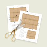 Cardboard Box Printable — Jessica Cloe Miniatures Intended For Printable Paper Boxes