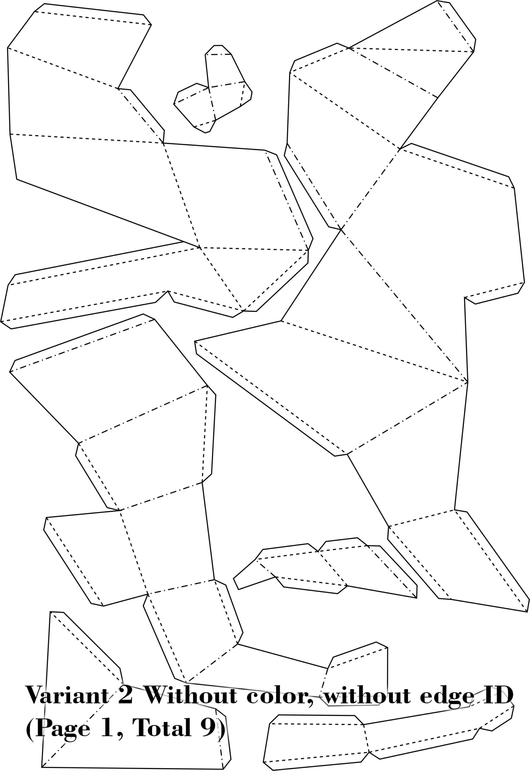 Cat Paper 3D Model $10 - .Max .Fbx .Obj .Unknown - Free3D regarding Printable Paper 3D Models