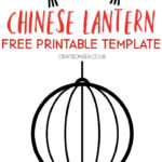 Chinese Lantern Template (Free Printable Pdf)   Crafts On Sea In Free Printable Paper Lantern Templates