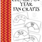 Chinese New Year Paper Fan Craft Inside Printable Paper Fan Template