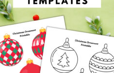 Christmas Ornament Printable — Gathering Beauty for Printable Paper Christmas Ornaments Templates