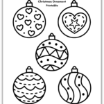 Christmas Ornament Printable — Gathering Beauty Intended For Printable Paper Ornament Template