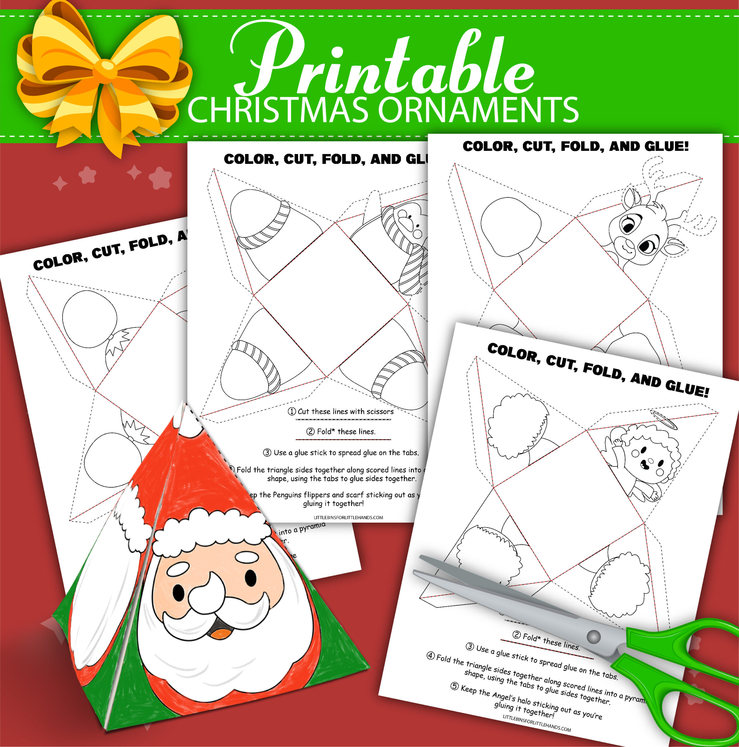 Christmas Ornaments Printable throughout Printable Paper Christmas Ornaments Templates