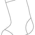 Christmas Stocking Patterns (Printable Stencils & Templates Throughout Printable Paper Stocking Template