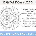 Circle Graph Template: Bead Pattern Paper (Digital Download)   Etsy For Printable Rosette Beading Graph Paper
