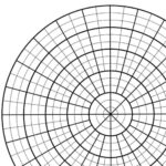 Circle Graph Template (Pdf)   Etsy Sweden For Printable Rosette Beading Graph Paper