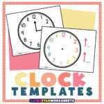 Clock Template (Free Printables)   Superstar Worksheets Intended For Free Printable Paper Watch Template