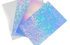 Coating Coating Holographic Sticker Paper Printable Vinyl Sticker Paper  Holographic Sheets Inkjet Vinyl Paper with Holographic Printable Paper