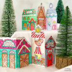 Color Your Own Christmas Village   Free Printable Coloring Pages With Regard To Printable Paper Christmas Village Template