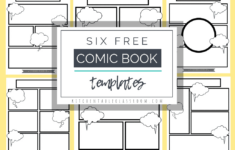 Comic Book Templates - Free Printable Pages - The Kitchen Table pertaining to Comic Book Printable Paper