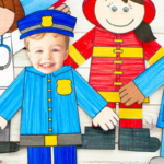 Community Helpers Craft   Template Included   Messy Little Monster With Community Helpers Printable Paper Hats Free Download