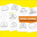 Community Helpers Printable Hats Community Helpers Paper Crowns Pertaining To Community Helpers Printable Paper Hats