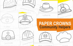 Community Helpers Printable Hats Community Helpers Paper Crowns pertaining to Community Helpers Printable Paper Hats