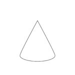 Cone Templates | Free Printable Cone Shape Pdfs Intended For Printable Paper Cone Template