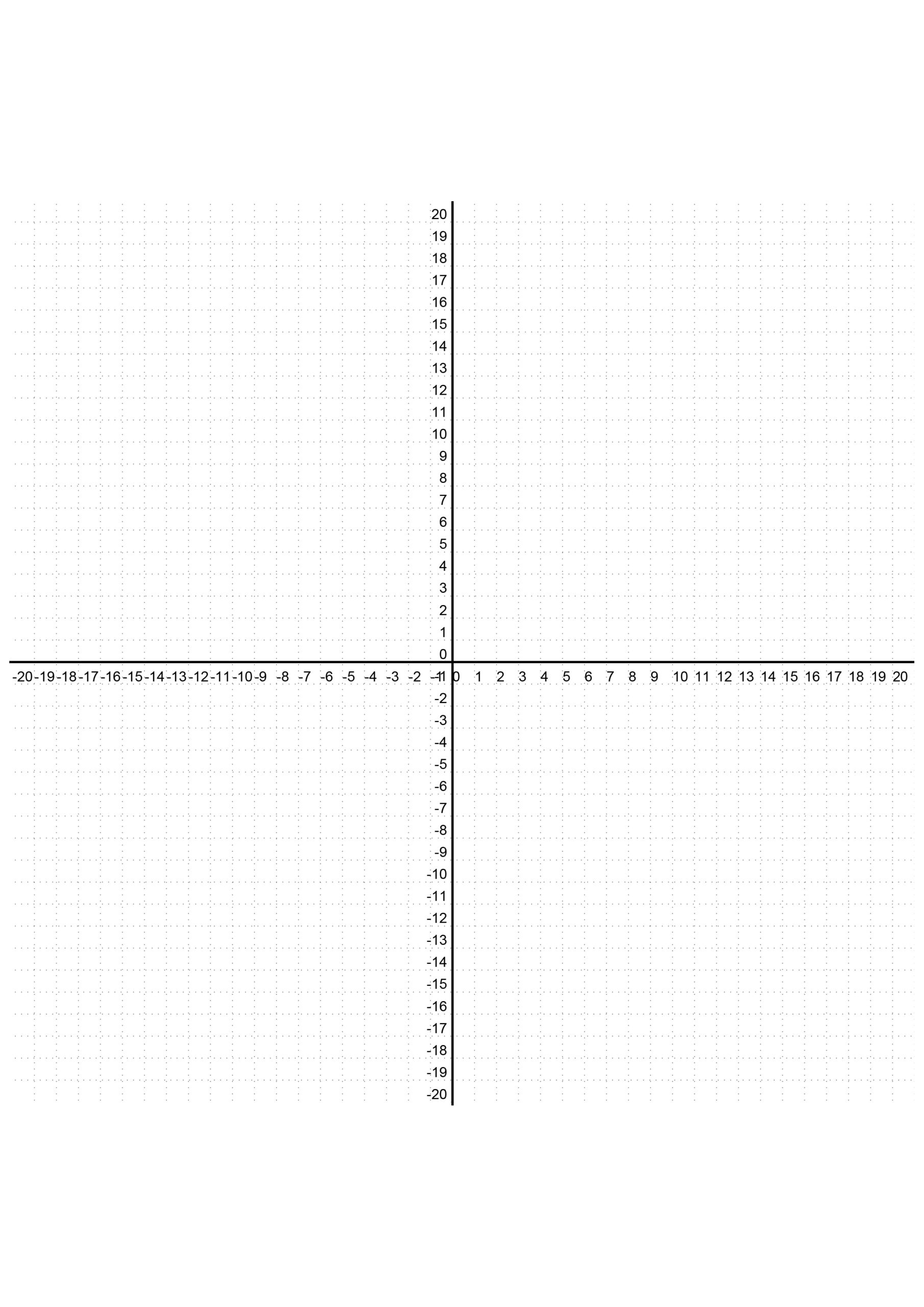 Coordinate Plane (Pdf) | Graph Paper Page inside Graph Paper Printable Coordinate Plane