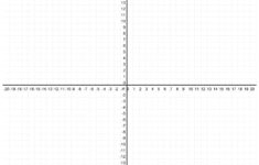 Coordinate Plane (Pdf) | Graph Paper Page with 20x20 Graph Paper Printable