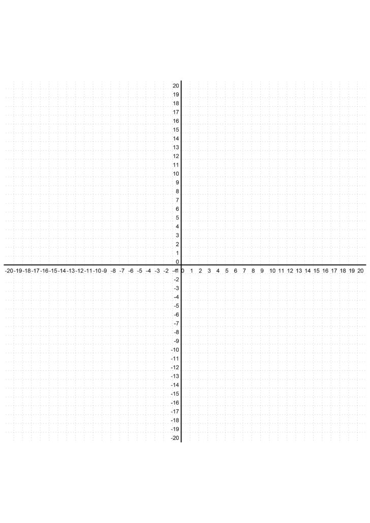 20×20 Graph Paper Printable
